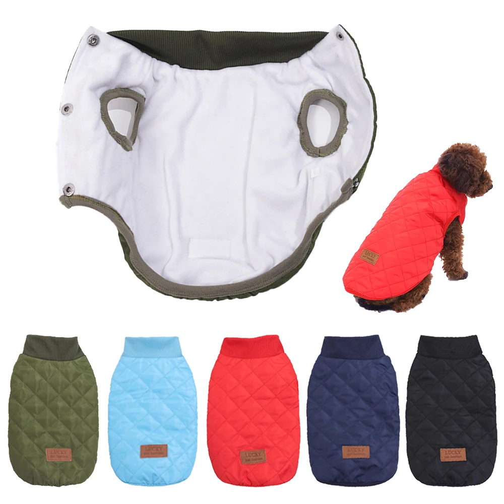 Winter Dog Clothes Warm Puppy Cotton Jacket French Bulldog Chihuahua Poodle Clothing Pet Costume for Small Medium Dog Cats Coat 
Winter Dog Clothes Warm Puppy Cotton Jacket French Bulldog Chihuahua Poodle Clothing Pet Costume for Small Medium Dog Cats Coat