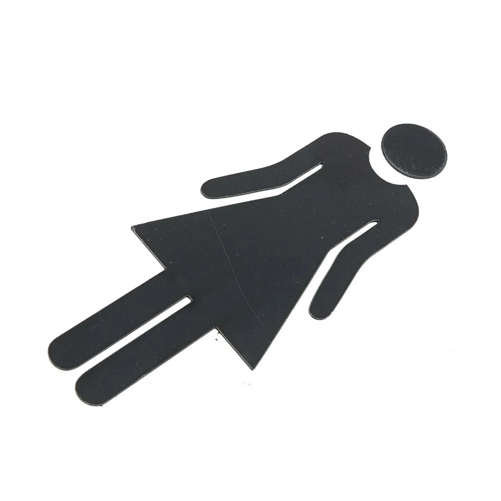 Decor Toilet Sign Stickers Display 1 pair Acrylic Adhesive Bathroom Door Home Hotel Indicator MEN & WOMEN Plaque
Decor Toilet Sign Stickers Display 1 pair Acrylic Adhesive Bathroom Door Home Hotel Indicator MEN & WOMEN Plaque