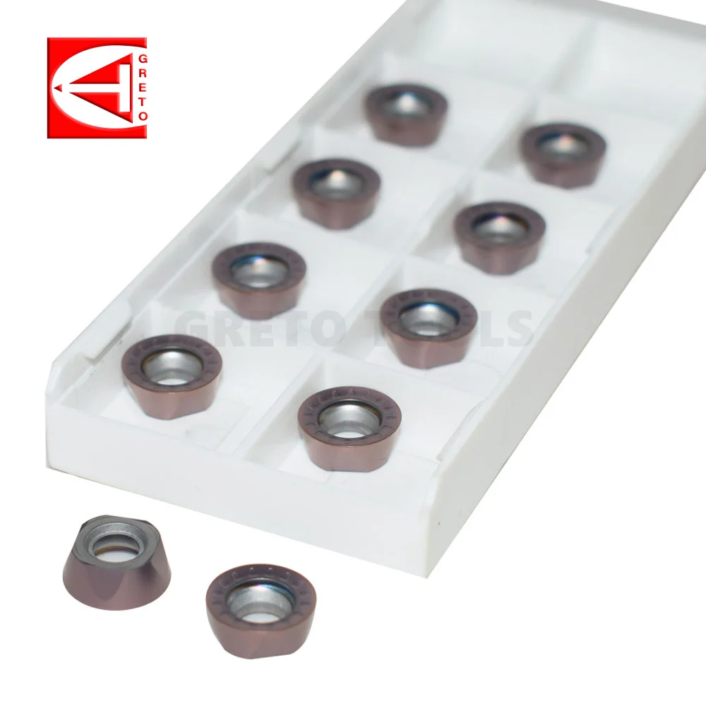 GRETO RPMT10T3MOE-JS GT4202 GT4205 Tungsten Carbide Cutter Tool For Milling RPMT08T2MOE-JS
GRETO RPMT10T3MOE-JS GT4202 GT4205 Tungsten Carbide Cutter Tool For Milling RPMT08T2MOE-JS