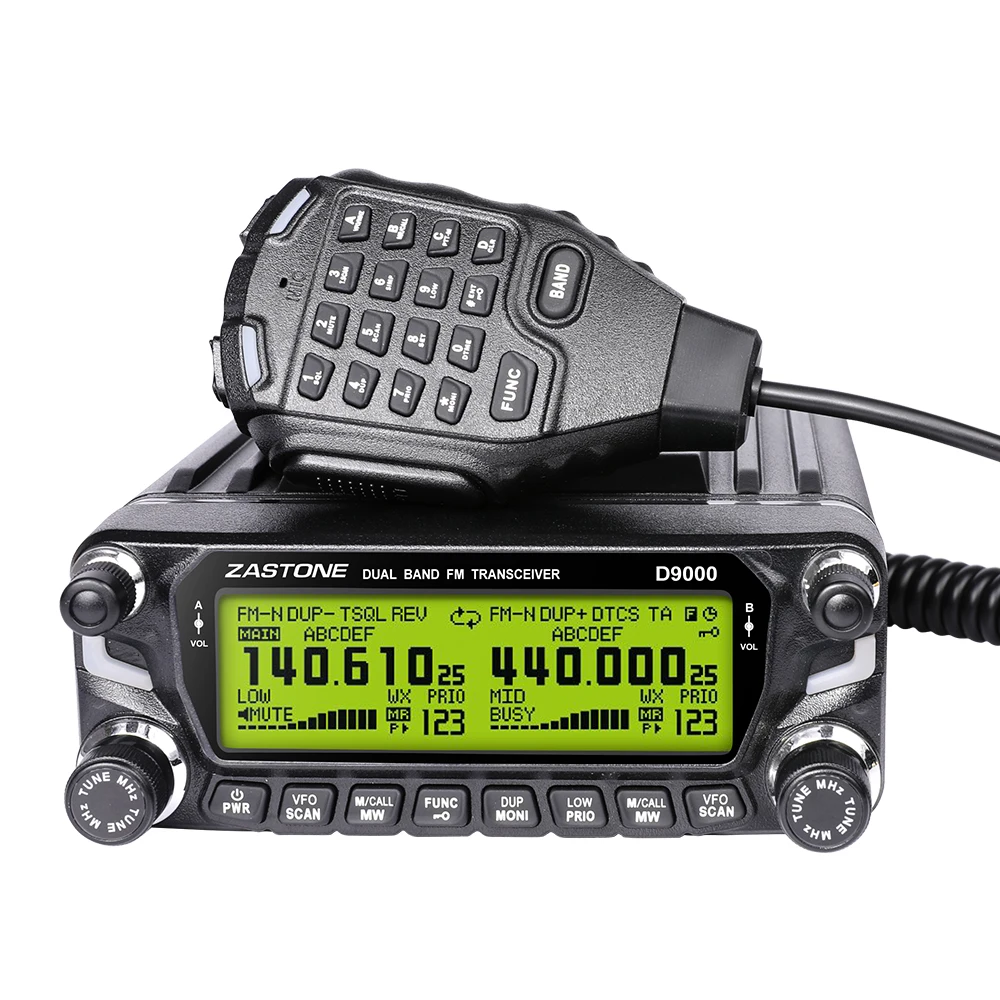 Zastone D9000 Car Walkie Talkie 50W Dual Band Mobile Radio 136-174MHZ 400-520MHZ Aviation Frequency Am Reception Split Panel
Zastone D9000 Car Walkie Talkie 50W Dual Band Mobile Radio 136-174MHZ 400-520MHZ Aviation Frequency Am Reception Split Panel