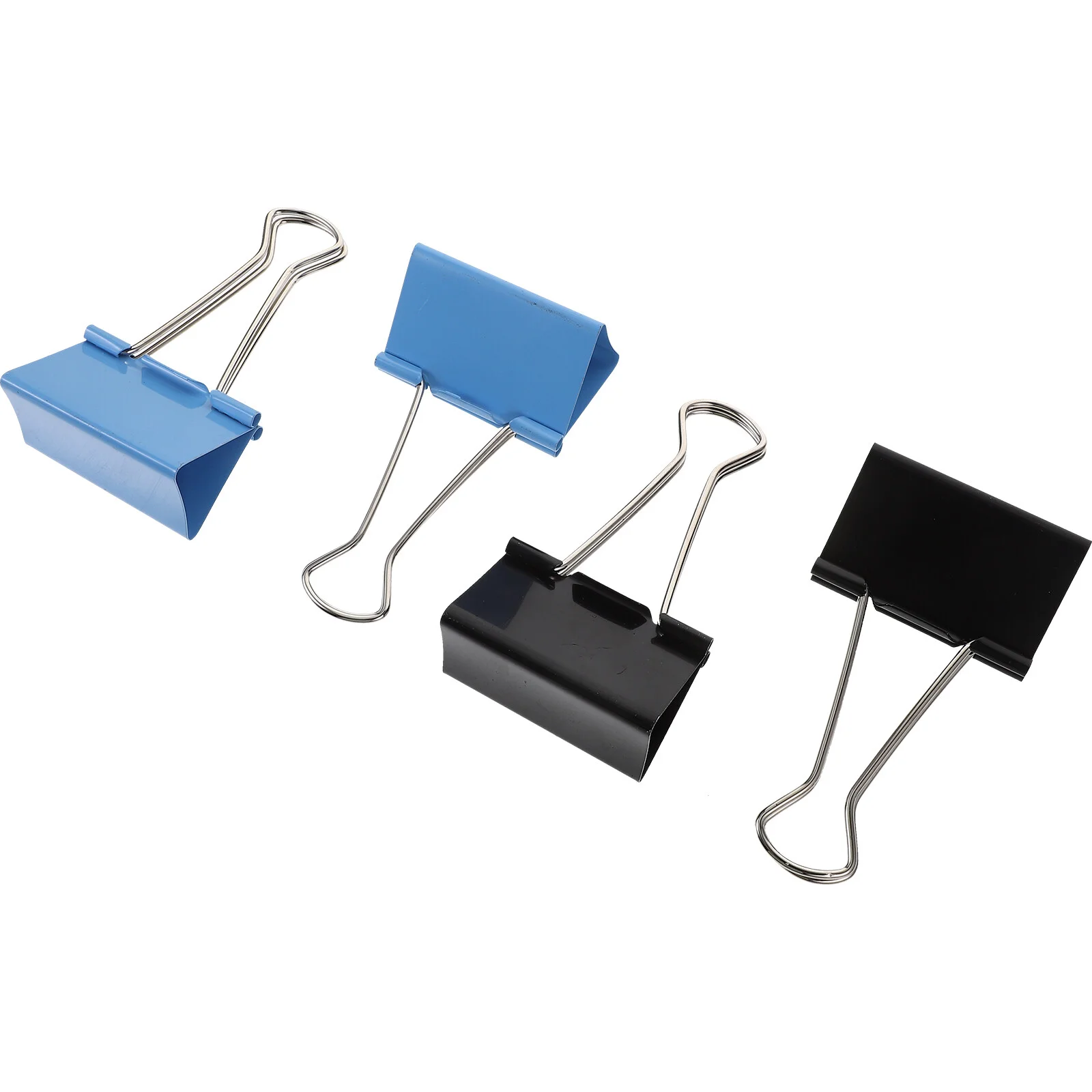 4 Pcs Binder Paper Clips Document Fixing Black Large Multi-function Metal Office Colorful Paper Clips
4 Pcs Binder Paper Clips Document Fixing Black Large Multi-function Metal Office Colorful Paper Clips