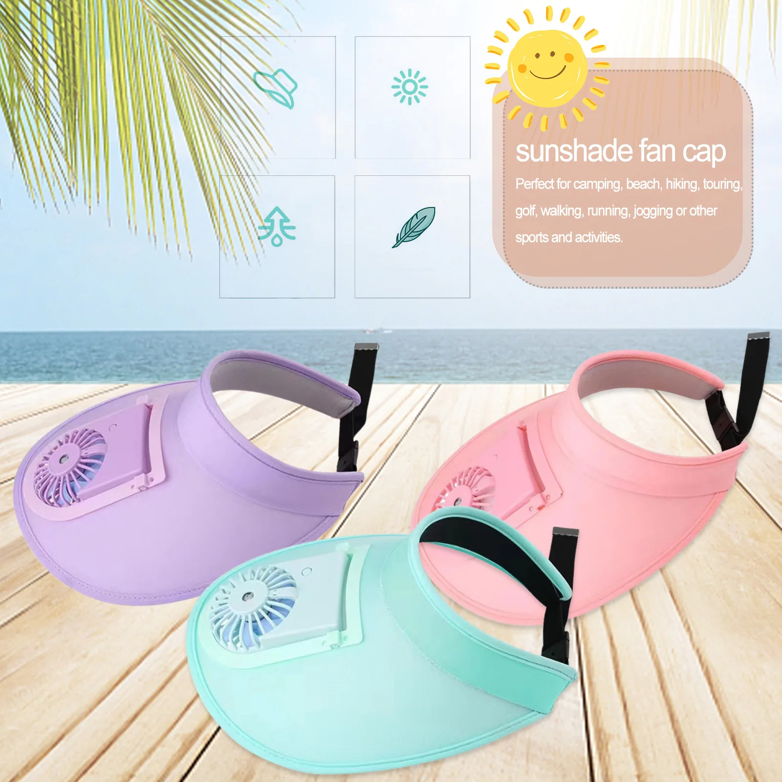 Fan Hat USB Charging Sun Hats 3-speeds Wind Setting Summer Fan Cooling Cap Hat UPF 50+ Wide Brim Adjustable Sun Hat 2022
Fan Hat USB Charging Sun Hats 3-speeds Wind Setting Summer Fan Cooling Cap Hat UPF 50+ Wide Brim Adjustable Sun Hat 2022