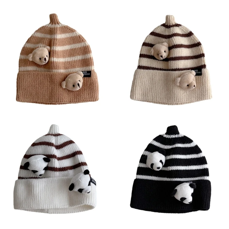 Cartoon Animal Baby Hat Striped Beanie Autumn Winter Warm Knitted Cap Infant Toddlers Bonnet Boy Girls Headwear
Cartoon Animal Baby Hat Striped Beanie Autumn Winter Warm Knitted Cap Infant Toddlers Bonnet Boy Girls Headwear