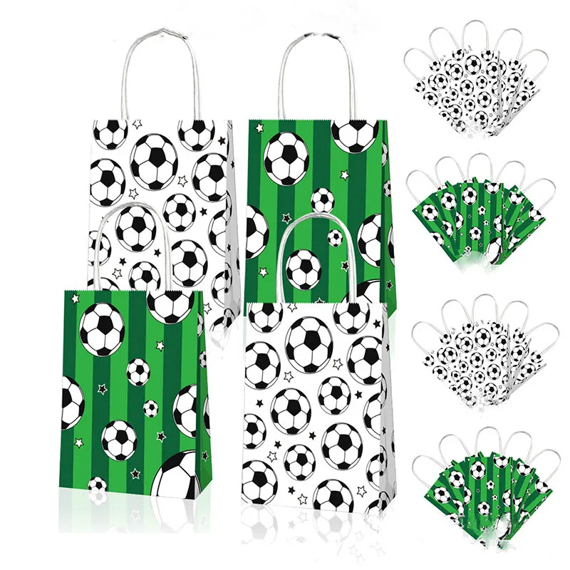 4pcs Green White Soccer Bag Football Theme Candy Bags Kraft Paper Gift Packaging Bags Kids Birthday Party Decor
4pcs Green White Soccer Bag Football Theme Candy Bags Kraft Paper Gift Packaging Bags Kids Birthday Party Decor