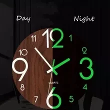 12 Inch Luminous Wall Clock Quiet Dark Glowing Wall Clocks Wooden Wall Clock for Indoor/Outdoor Living Room Art Home Decor
12 Inch Luminous Wall Clock Quiet Dark Glowing Wall Clocks Wooden Wall Clock for Indoor/Outdoor Living Room Art Home Decor