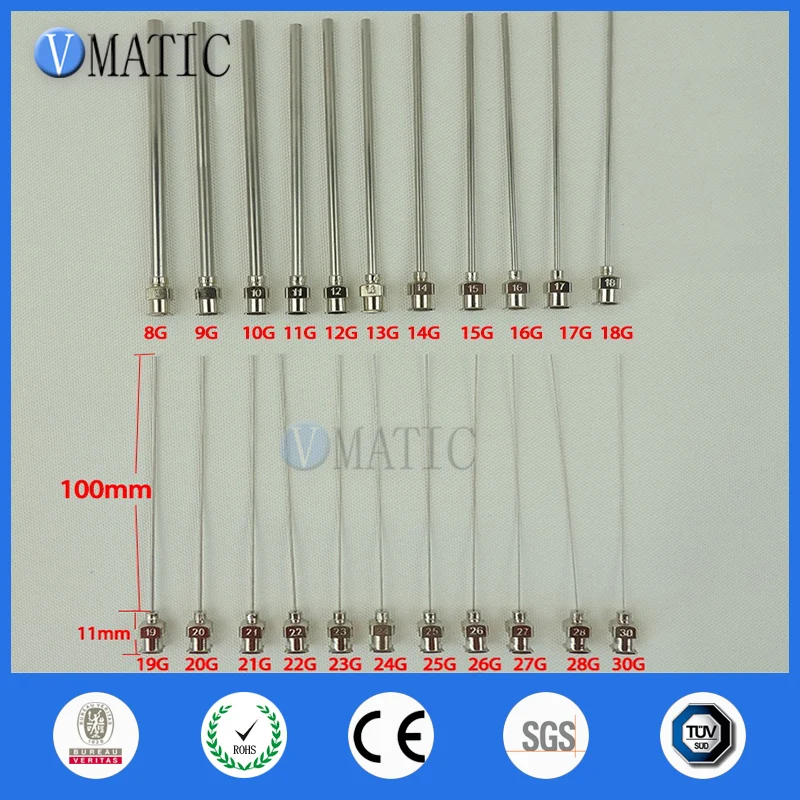 Free Shipping Precision All Metal Tips Tube Length 10cm 100mm Blunt Stainless Steel 10Pcs Dispensing Needles Syringe Needle Tips 
Free Shipping Precision All Metal Tips Tube Length 10cm 100mm Blunt Stainless Steel 10Pcs Dispensing Needles Syringe Needle Tips