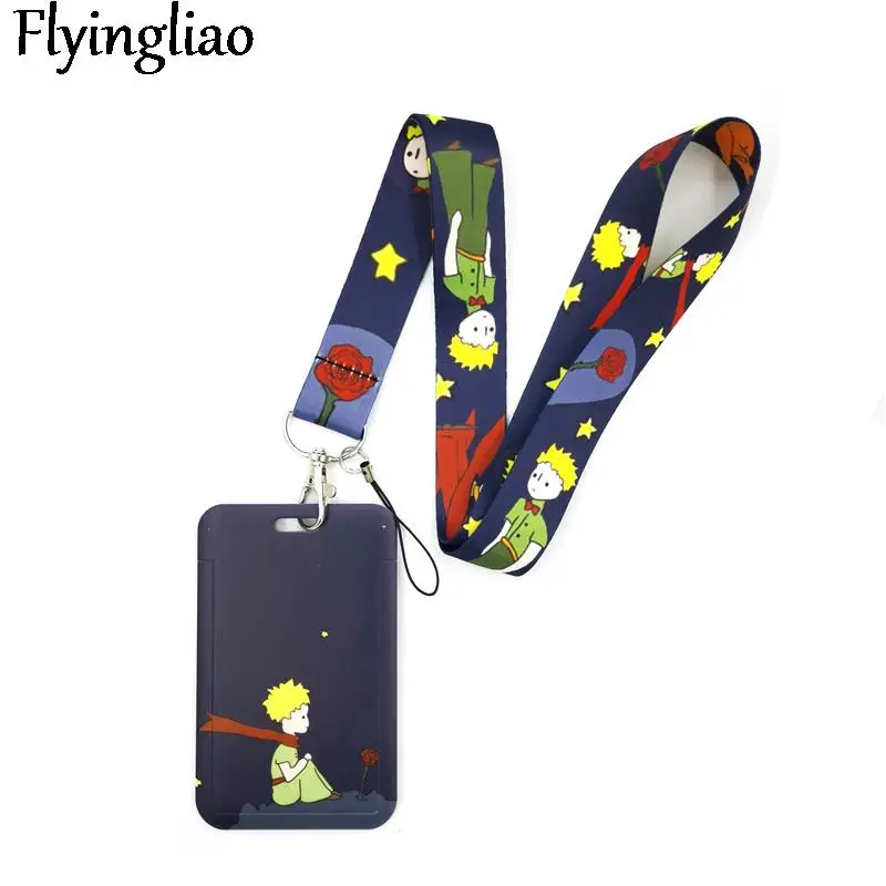 Little Prince black Key lanyard Car KeyChain ID Card Pass Gym Mobile Phone Badge Kids Key Ring Holder Jewelry Decorations
Little Prince black Key lanyard Car KeyChain ID Card Pass Gym Mobile Phone Badge Kids Key Ring Holder Jewelry Decorations