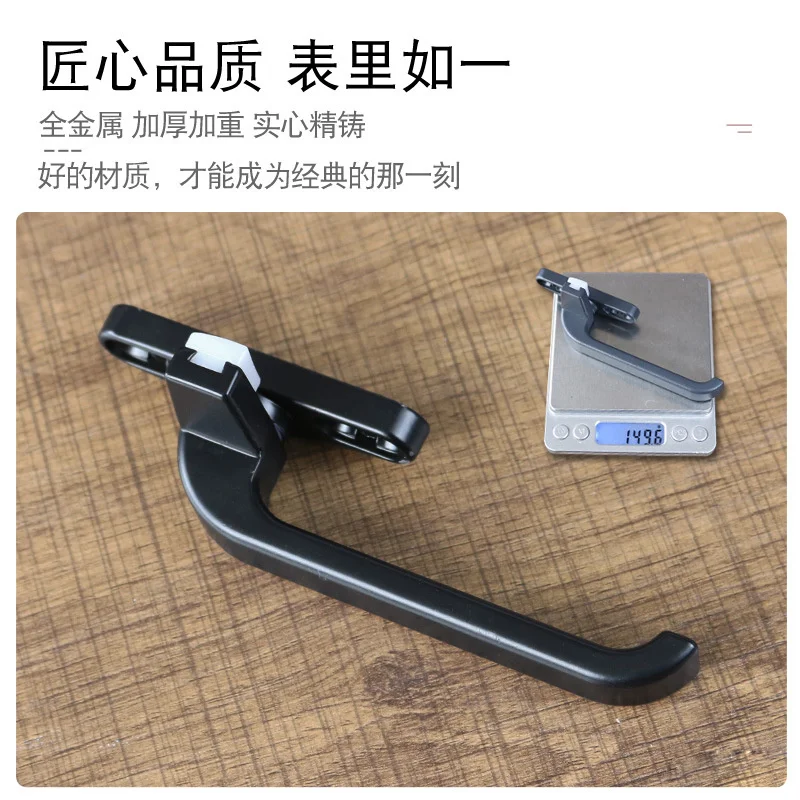 Aluminum alloy window handle, casement door and window, single point thickened handle, window handle 50, push out window lock
Aluminum alloy window handle, casement door and window, single point thickened handle, window handle 50, push out window lock