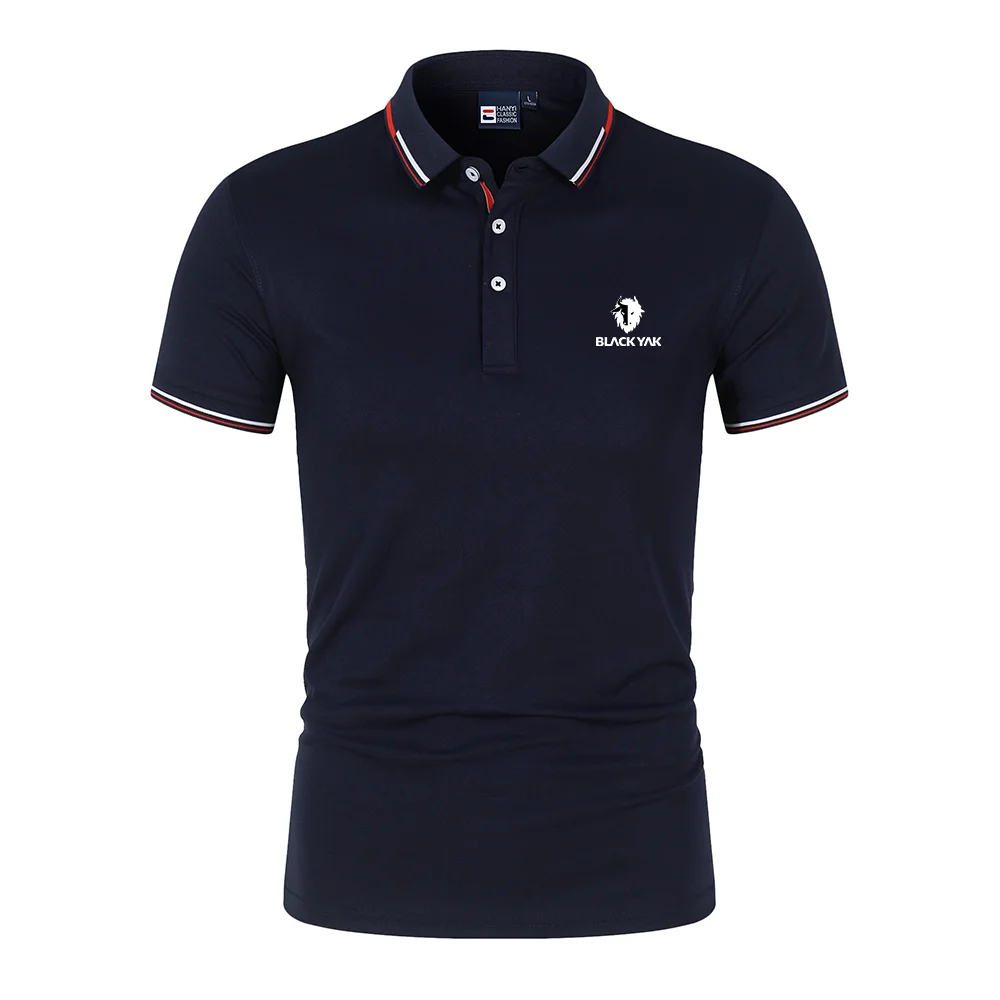 New Summer BLACK YAK Polo Shirt Men's Cotton Men's Short Sleeve Breathable Top Business Casual Polo Shirt Outdoor Sports T-shirt
New Summer BLACK YAK Polo Shirt Men's Cotton Men's Short Sleeve Breathable Top Business Casual Polo Shirt Outdoor Sports T-shirt