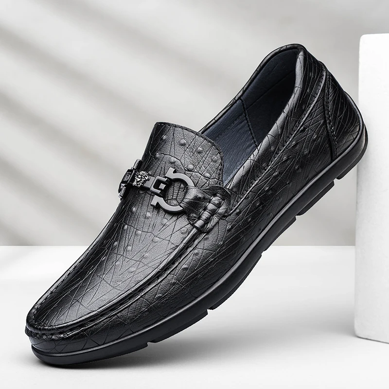 Genuine Leather Luxury Shoes Black Men Shoes Breathable Comfort Loafers Mens Moccasin Shoes Men's Casual Shoes Men's Dress Shoes
Genuine Leather Luxury Shoes Black Men Shoes Breathable Comfort Loafers Mens Moccasin Shoes Men's Casual Shoes Men's Dress Shoes