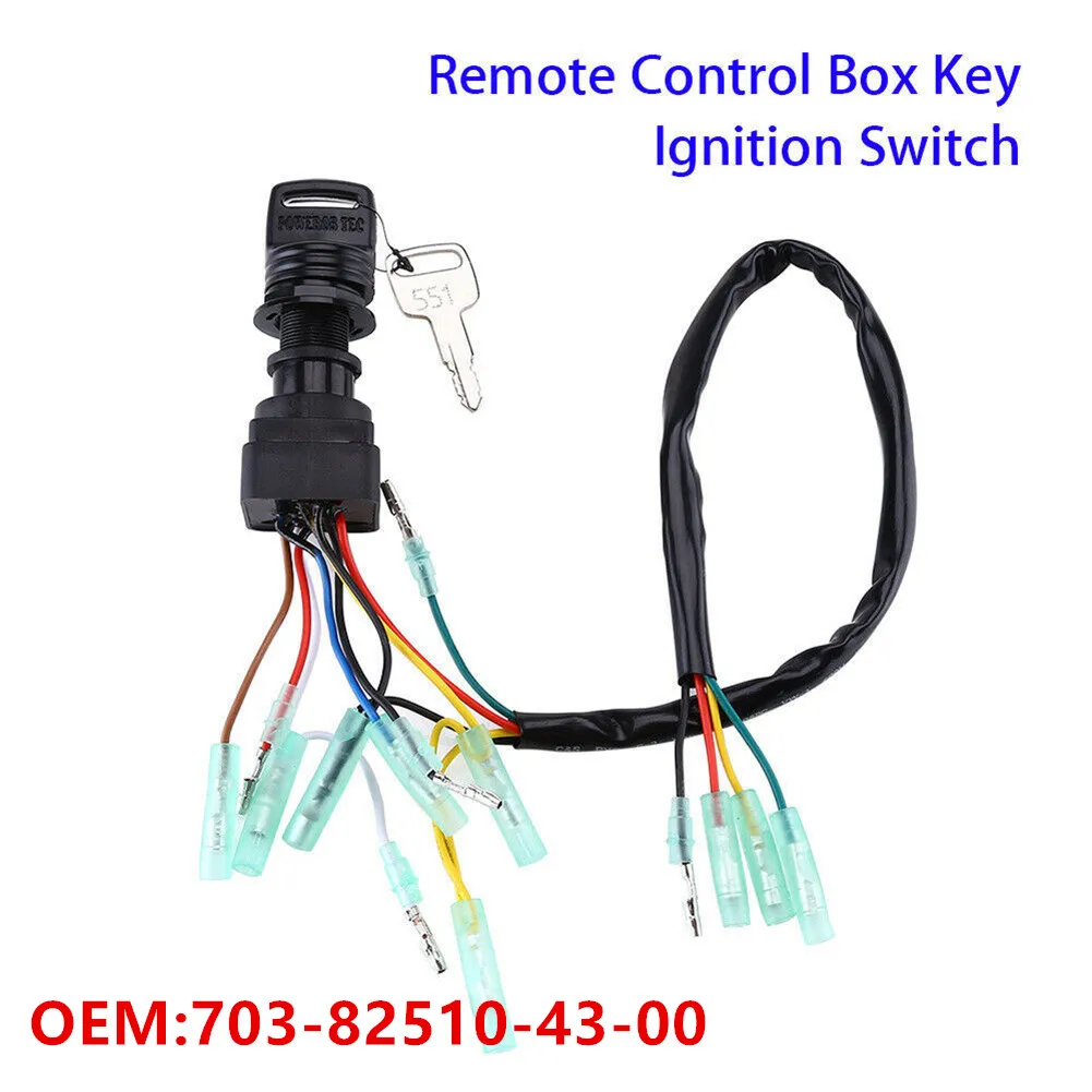 Boat Accessories Ignition Main Key Switch Assembly For YMH Motor Control Box 703-82510-43-00 Ignition Main Key Switch Assembly
Boat Accessories Ignition Main Key Switch Assembly For YMH Motor Control Box 703-82510-43-00 Ignition Main Key Switch Assembly