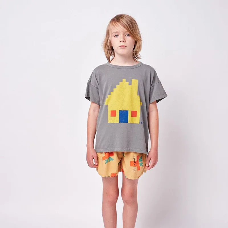 Новинка 2022 летние брендовые футболки BC Bobo платья для маленьких мальчиков и