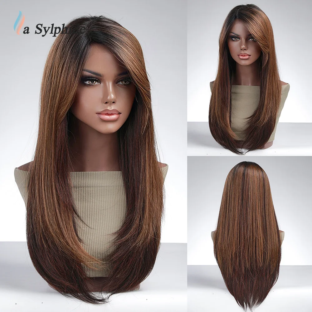 La Sylphide Long Straight Synthetic Lace Front Wig Brown Lace Wigs Cosplay Party Daily Natural Heat Resistant Hair
La Sylphide Long Straight Synthetic Lace Front Wig Brown Lace Wigs Cosplay Party Daily Natural Heat Resistant Hair