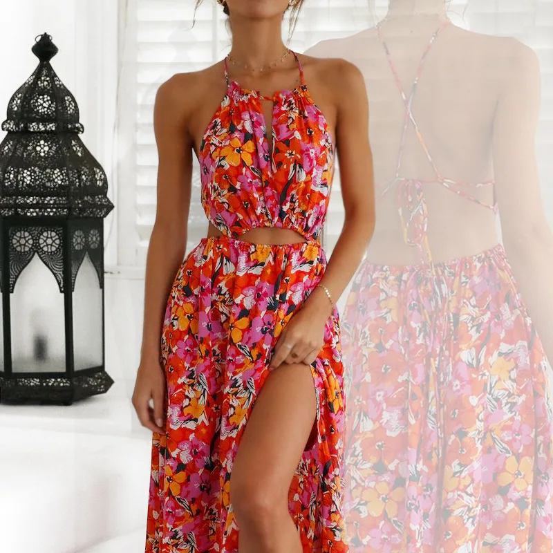 Beach Style Holiday Woman Dress Summer Sleeveless Vestido Spaghetti Strap Backless Woman Casual Dress
Beach Style Holiday Woman Dress Summer Sleeveless Vestido Spaghetti Strap Backless Woman Casual Dress
