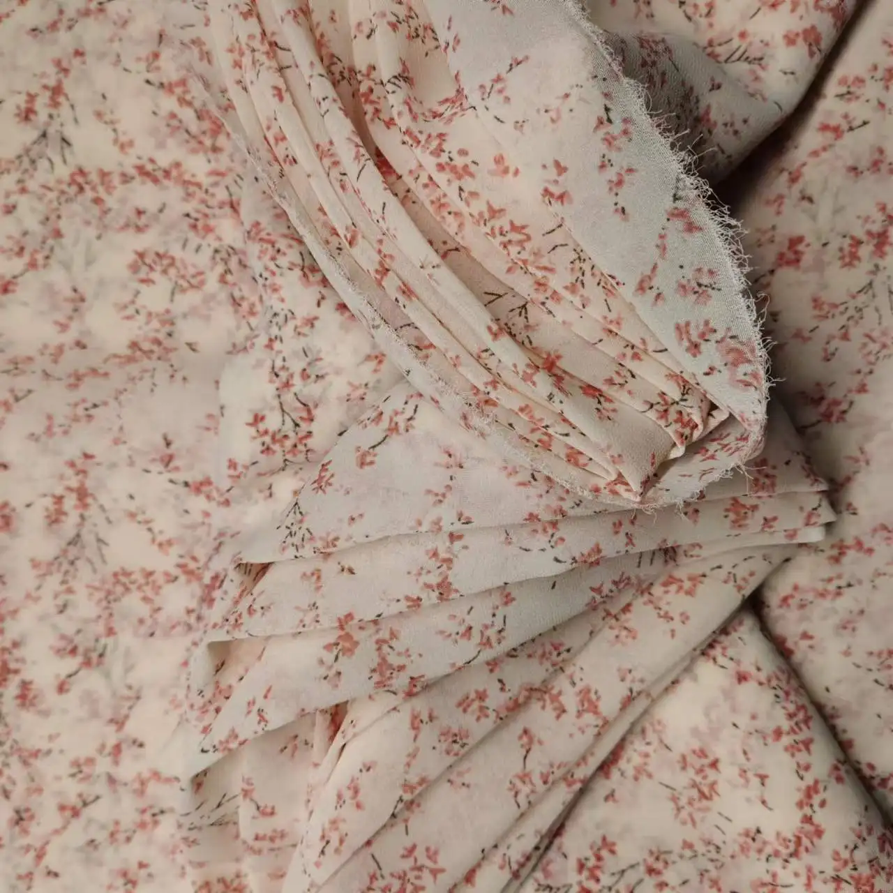 Elegant Soft Semi Transparent Red Printing Chiffon Fabric For Silk Scarves Women Summer Sheer Dress Skirt Mesh Shirt Veil
Elegant Soft Semi Transparent Red Printing Chiffon Fabric For Silk Scarves Women Summer Sheer Dress Skirt Mesh Shirt Veil