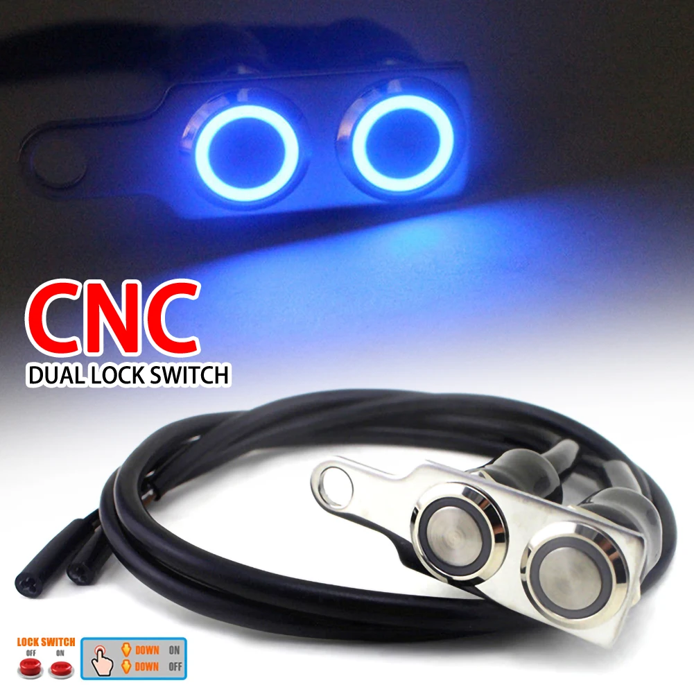 1 pc 12V Waterproof LED Halo Motorcycle Handlebar Switch Double ON-OFF Push Button
1 pc 12V Waterproof LED Halo Motorcycle Handlebar Switch Double ON-OFF Push Button
