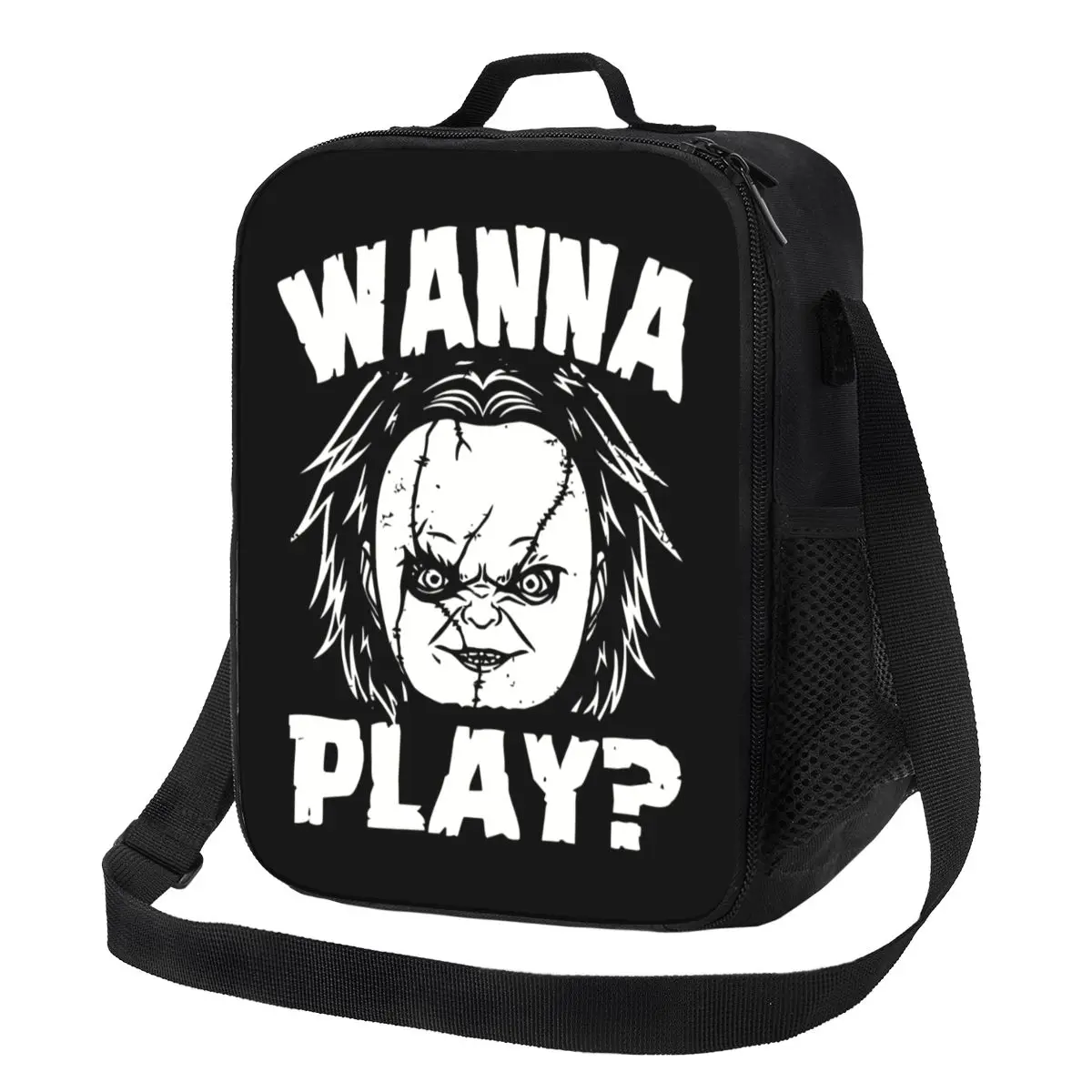 Horror Movie Wanna Play Thermal Insulated Lunch Bags Chucky Doll Resuable Lunch Container Camping Multifunction Bento Food Box
Horror Movie Wanna Play Thermal Insulated Lunch Bags Chucky Doll Resuable Lunch Container Camping Multifunction Bento Food Box