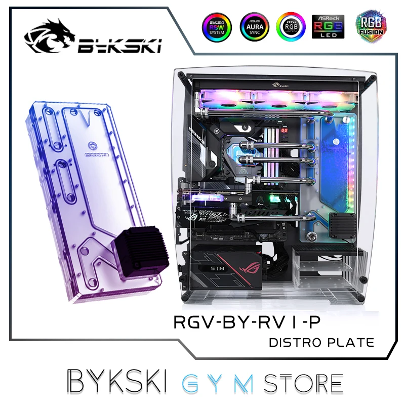 Bykski Distro Plate For B-RV1-X Case, Waterway Board Kit For GPU Water Cooling Loop Solution ,12V/5V RGB SYNC, RGV-BY-RV1-P
Bykski Distro Plate For B-RV1-X Case, Waterway Board Kit For GPU Water Cooling Loop Solution ,12V/5V RGB SYNC, RGV-BY-RV1-P