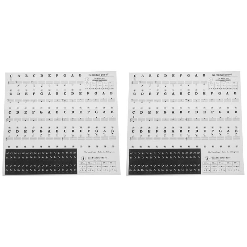 2X 88/61/54/49 Keyboard Sticker Universal Piano Transparent Sticker Keyboard Keyboard Hand Roll Piano Key Sticker——Color
2X 88/61/54/49 Keyboard Sticker Universal Piano Transparent Sticker Keyboard Keyboard Hand Roll Piano Key Sticker——Color