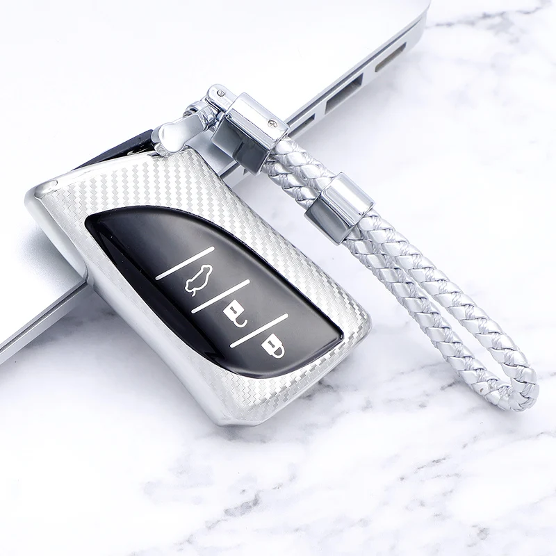 TPU Carbon Fiber Car Smart Key Case Protective Cover Bag Holder Keychain for Lexus UX200 UX250h ES200 ES300h ES350 US200 US260h
TPU Carbon Fiber Car Smart Key Case Protective Cover Bag Holder Keychain for Lexus UX200 UX250h ES200 ES300h ES350 US200 US260h