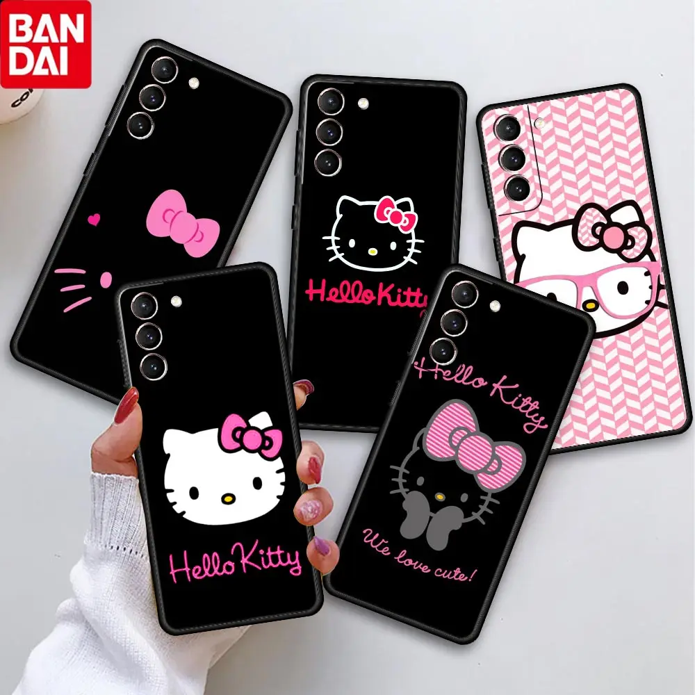 cartoon Hello Kitty Silicone Case For Samsung Galaxy S21 S22 Ultra S20 FE S10 S9 S8 Plus S7 Edge Soft TPU Back Phone Funda Cover
cartoon Hello Kitty Silicone Case For Samsung Galaxy S21 S22 Ultra S20 FE S10 S9 S8 Plus S7 Edge Soft TPU Back Phone Funda Cover