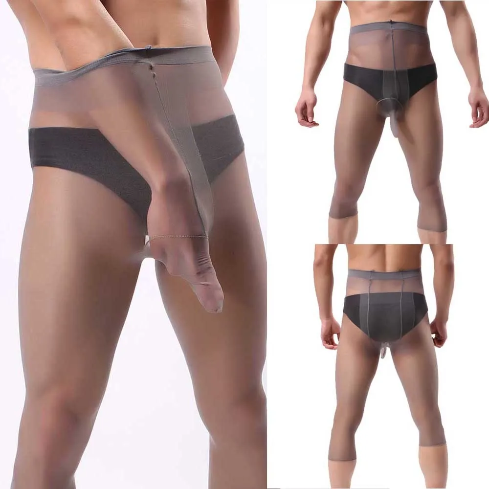 Fashion Men'S Sexy Comfortable Breathable Ultra-ThinSee Through Seven-Point Transparent Silky Tights Nightwear
Fashion Men'S Sexy Comfortable Breathable Ultra-ThinSee Through Seven-Point Transparent Silky Tights Nightwear