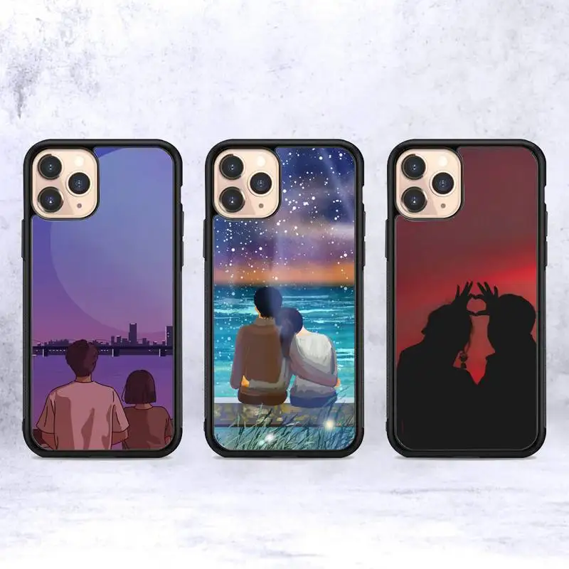 Lover's back Phone Case Silicone PC+TPU Case for iPhone 11 12 13 Pro Max 8 7 6 Plus X SE XR Hard Fundas
Lover's back Phone Case Silicone PC+TPU Case for iPhone 11 12 13 Pro Max 8 7 6 Plus X SE XR Hard Fundas