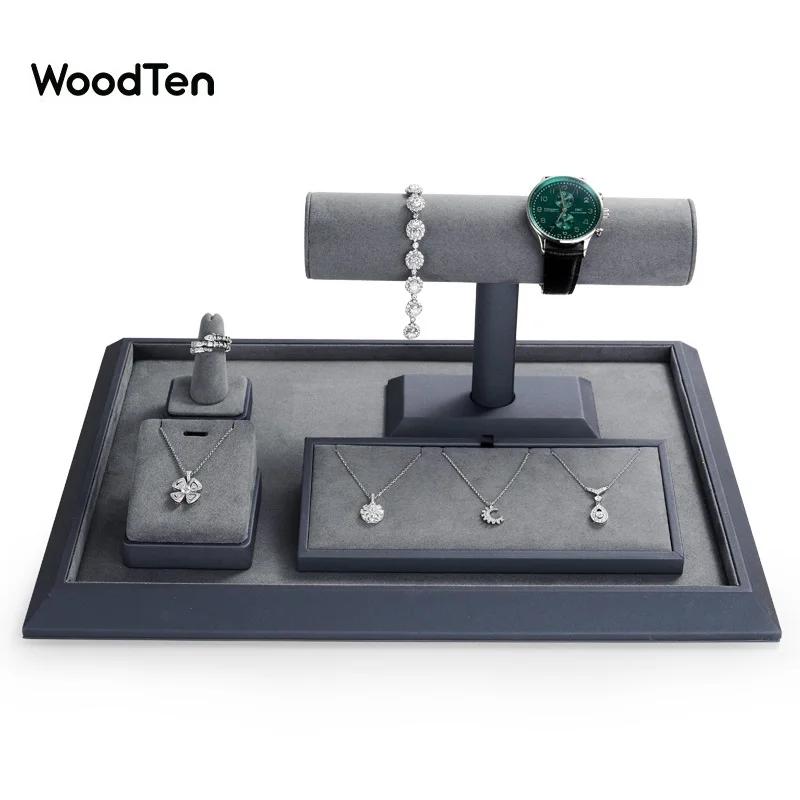 WoodTen PU Leather Bracelet Display Rack Jewelry Organizer Rack Watch Storage Holder T Shape Watch Display Stand
WoodTen PU Leather Bracelet Display Rack Jewelry Organizer Rack Watch Storage Holder T Shape Watch Display Stand