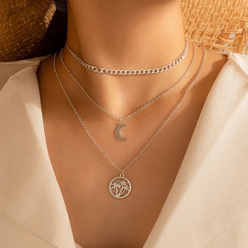 Tocona винтажное многослойное ожерелье с подвеской в виде Луны кокоса для женщин геометрическое металлическое серебряное белое трехслойное ожерелье 15361
Tocona винтажное многослойное ожерелье с подвеской в виде Луны кокоса для женщин геометрическое металлическое серебряное белое трехслойное ожерелье 15361