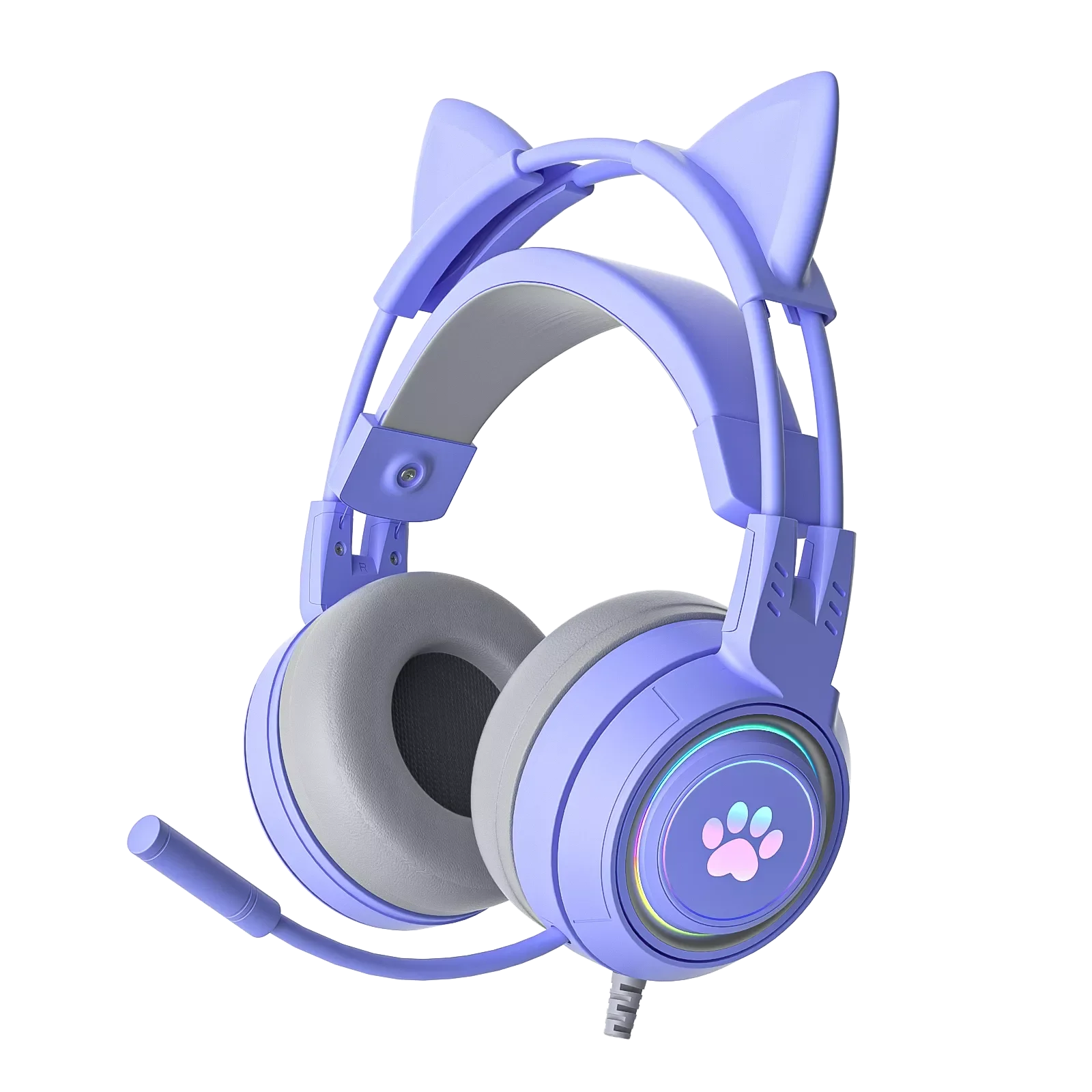 Cat Ear Gaming Headset Gamer With Microphone Headphones for Computer With RGB Light For PC PS4/5 XBOX Laptop
Cat Ear Gaming Headset Gamer With Microphone Headphones for Computer With RGB Light For PC PS4/5 XBOX Laptop
