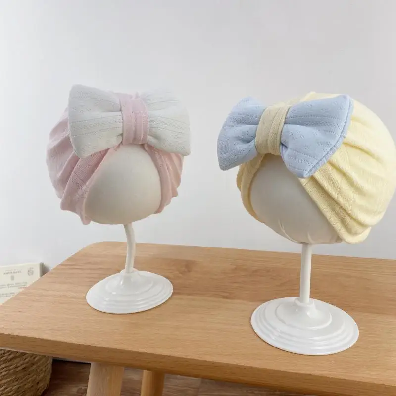 Spring Cotton Baby Girls Beanie Hat Lovely Hat with Bow Newborn Photography Props Turban Soft Cap Headwear for Infant 6-12M
Spring Cotton Baby Girls Beanie Hat Lovely Hat with Bow Newborn Photography Props Turban Soft Cap Headwear for Infant 6-12M