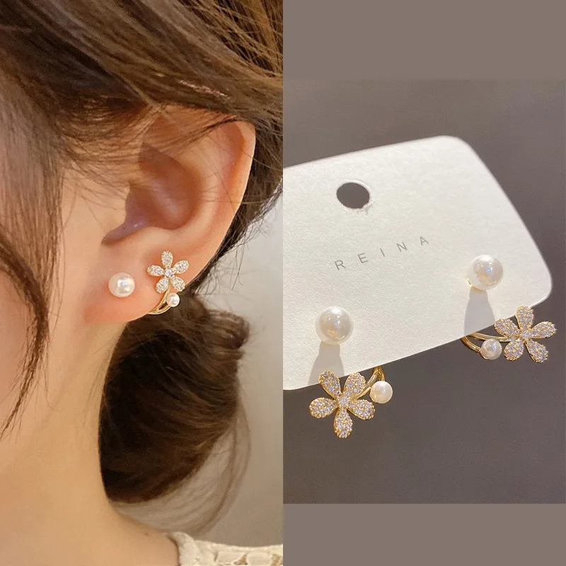Ins Exquisite Pearl Earrings Four leaf Grass Earrings Women's Accessories Designer Jewelry 925 Silver Needle Earrings Enfashion
Ins Exquisite Pearl Earrings Four leaf Grass Earrings Women's Accessories Designer Jewelry 925 Silver Needle Earrings Enfashion