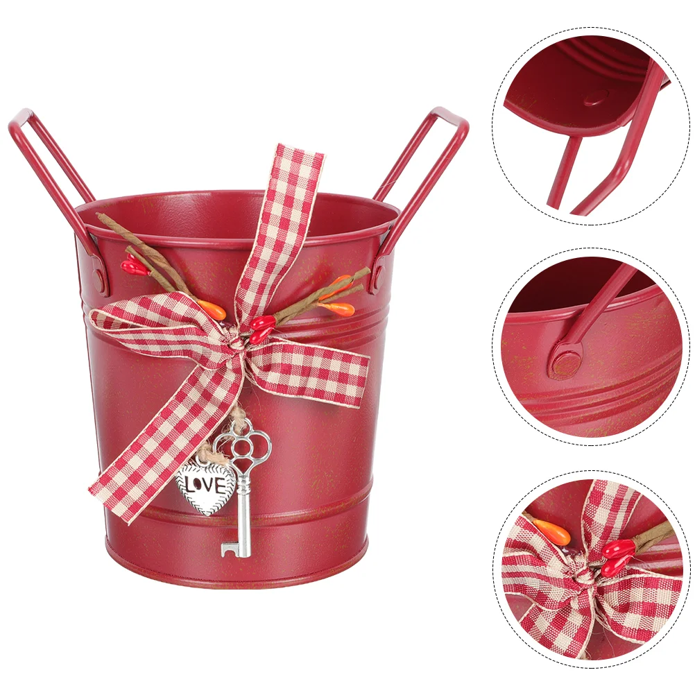 Flower Pot Christmas Bucket Metal Galvanized Buckets Planter Vaseholiday Container Holder Chic Shabby Household Handlecandypots
Flower Pot Christmas Bucket Metal Galvanized Buckets Planter Vaseholiday Container Holder Chic Shabby Household Handlecandypots