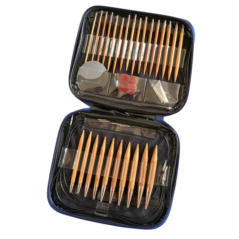 Knitting Needles Set 13 Sizes Interchangeable Circular Bamboo Crochet Hook Sweater Sewing Needle Weaving DIY Knitting Tools Kit
Knitting Needles Set 13 Sizes Interchangeable Circular Bamboo Crochet Hook Sweater Sewing Needle Weaving DIY Knitting Tools Kit