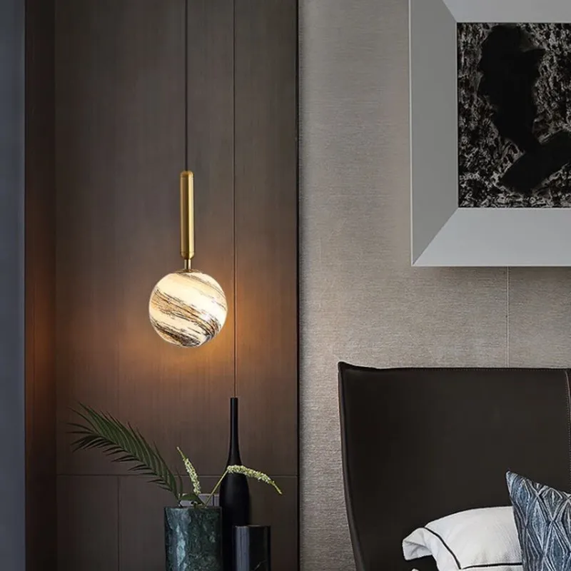 Modern Pendant Light Led Glass Nordic Hanging Lamp Lighting Fixture Living Bedroom Bedside Creative Planet Luminaire Suspension
Modern Pendant Light Led Glass Nordic Hanging Lamp Lighting Fixture Living Bedroom Bedside Creative Planet Luminaire Suspension