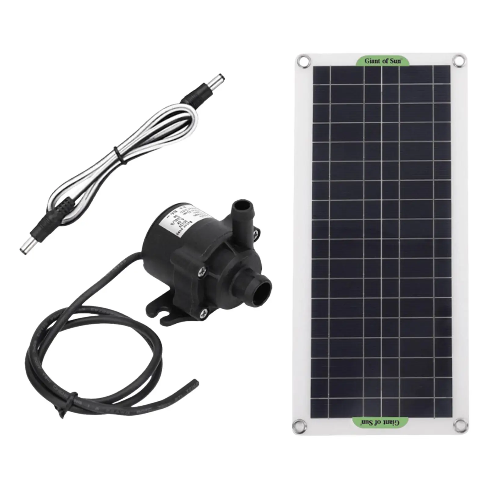 Solar Water Pump Monocrystalline Brushless Motor 50W Solar Panel Solar Power Fountain Pump for Aquarium Tank Water Feature Patio
Solar Water Pump Monocrystalline Brushless Motor 50W Solar Panel Solar Power Fountain Pump for Aquarium Tank Water Feature Patio