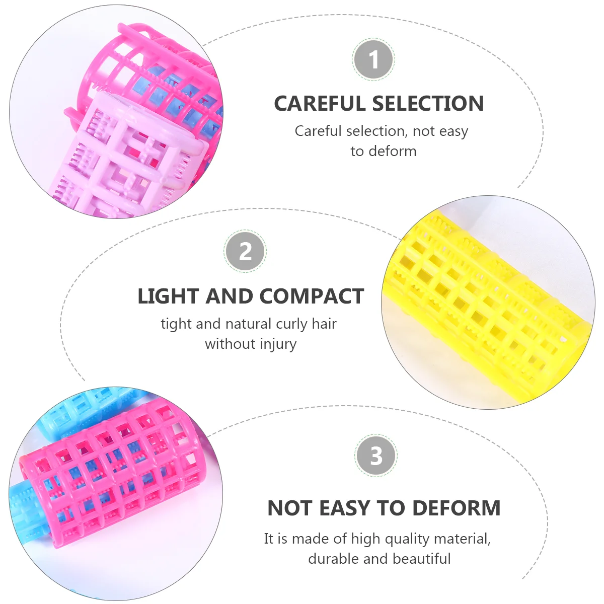 20 Pcs Toothed Hair Curler Roller Rollers Medium Spiral Curlers Jumbo Snap Button No Heat
20 Pcs Toothed Hair Curler Roller Rollers Medium Spiral Curlers Jumbo Snap Button No Heat