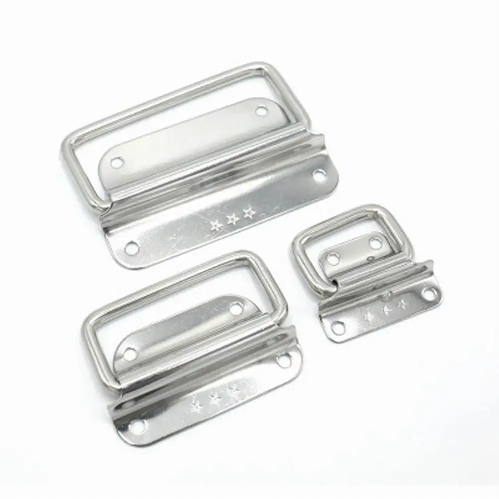 1Pcs Stainless steel folding spring handle for Toolbox suitcases Equipment cabinet pull drawer knobs hardware accessories
1Pcs Stainless steel folding spring handle for Toolbox suitcases Equipment cabinet pull drawer knobs hardware accessories
