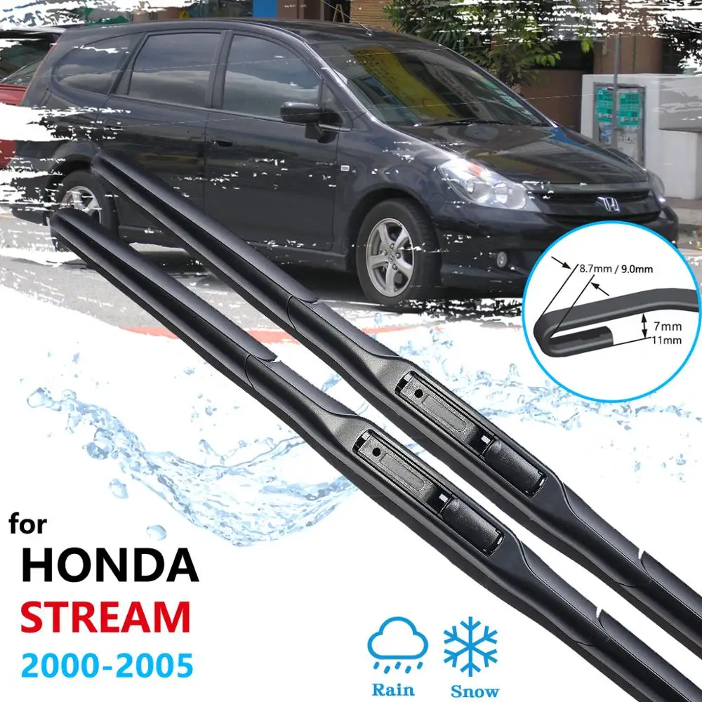 

Car Wiper Blades for Honda Stream 2001 2002 2003 2004 2005 Front Windscreen Brushes Washer Car Accessories RN1 RN2 RN3 RN4 RN5