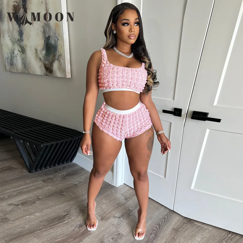 Popcorn Sexy Fashion Crop Top and Shorts Set 2022 Summer New Sporty Casual Outfits Sleeveless Vest and Short Pants 2 Pieces Set
Popcorn Sexy Fashion Crop Top and Shorts Set 2022 Summer New Sporty Casual Outfits Sleeveless Vest and Short Pants 2 Pieces Set