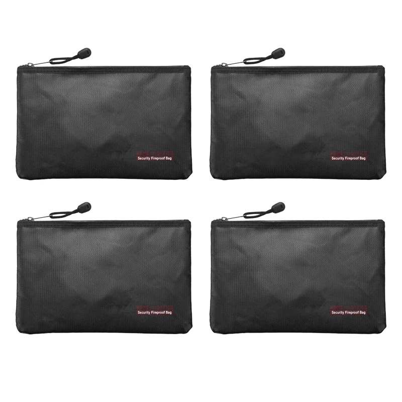 4X Fireproof Money Safe Document Bag. NON-ITCHY Silicone Coated Fire & Water Resistant Safe Cash Bag
4X Fireproof Money Safe Document Bag. NON-ITCHY Silicone Coated Fire & Water Resistant Safe Cash Bag