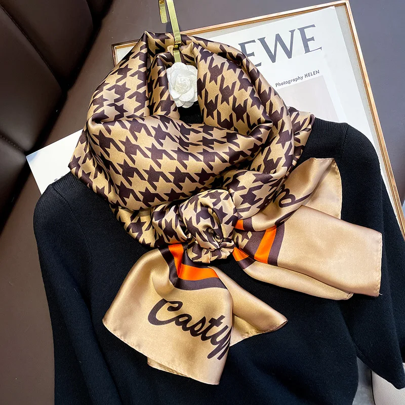 Luxury Brand Silk Scarf Summer Women Female Scarves Ladies Beach Wrap Chiffon Shawl Bandanna Sunscreen Foulard Muffler Pareo
Luxury Brand Silk Scarf Summer Women Female Scarves Ladies Beach Wrap Chiffon Shawl Bandanna Sunscreen Foulard Muffler Pareo