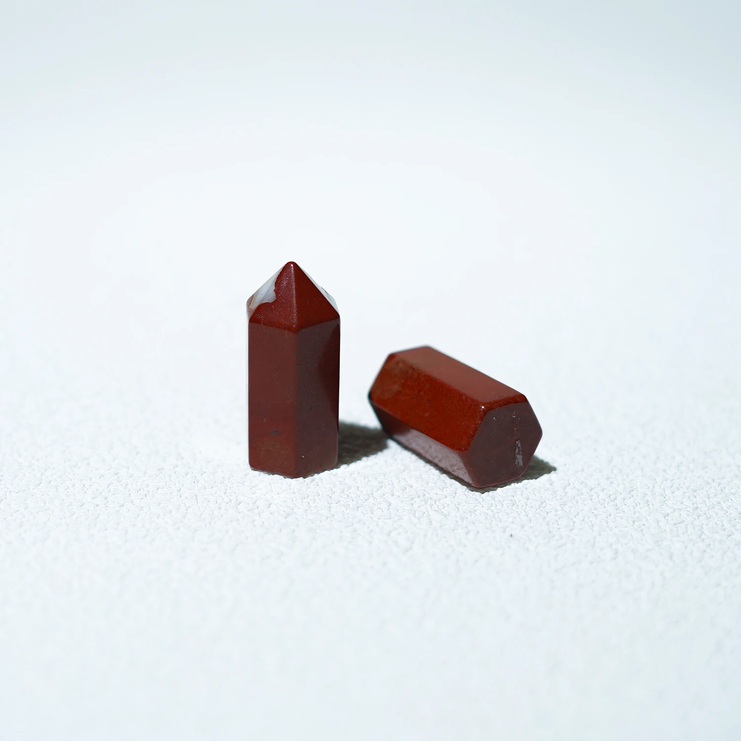 Red Jasper Hexagonal Prisms Obelisk Polish Crafts Natural Crystal Wand Energy Healing Stone Ornament Home Decoration
Red Jasper Hexagonal Prisms Obelisk Polish Crafts Natural Crystal Wand Energy Healing Stone Ornament Home Decoration