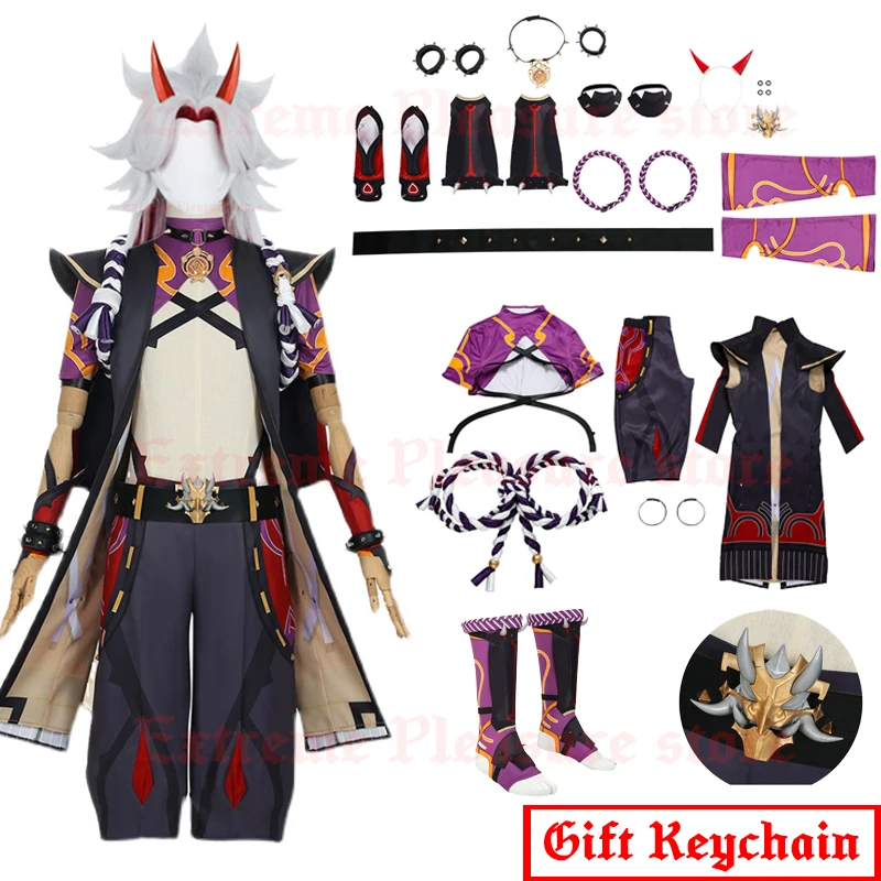 Genshin Impact Arataki Itto Cosplay Wig Costume Horn Accessories 15pcs Set Heat Resistant Pre Styled Itto Wigs
Genshin Impact Arataki Itto Cosplay Wig Costume Horn Accessories 15pcs Set Heat Resistant Pre Styled Itto Wigs