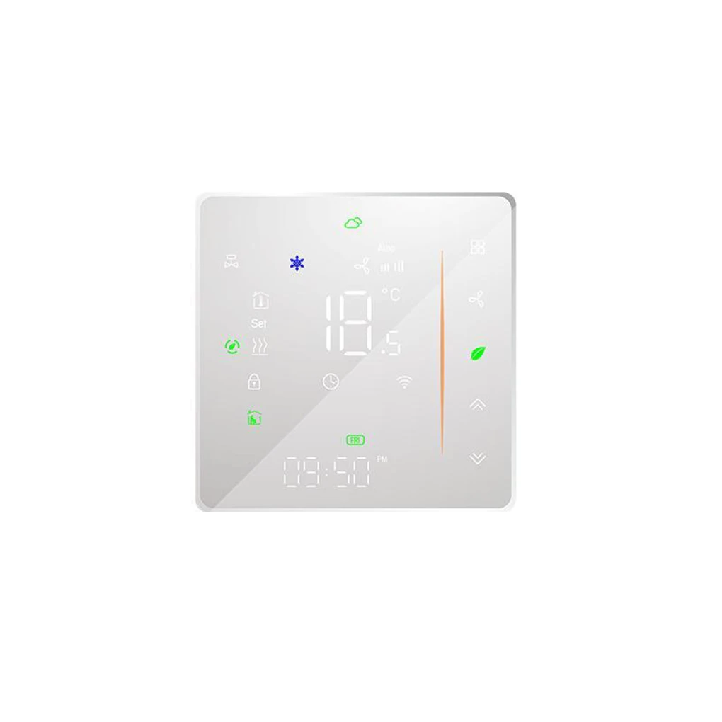 WiFi Electric Floor Heating Intelligent Air Temperature Controller Boiler APP Thermostat Touch Screen Accessory
WiFi Electric Floor Heating Intelligent Air Temperature Controller Boiler APP Thermostat Touch Screen Accessory