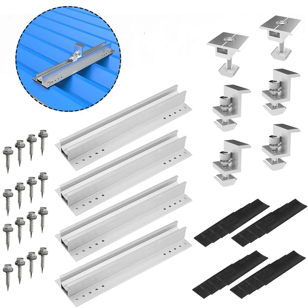30mm Solar Panel Photovoltaic Bracket Mounting Rail Trapezoidal Sheet Cell Solar Panel Dustproof Hardware Accessories
30mm Solar Panel Photovoltaic Bracket Mounting Rail Trapezoidal Sheet Cell Solar Panel Dustproof Hardware Accessories