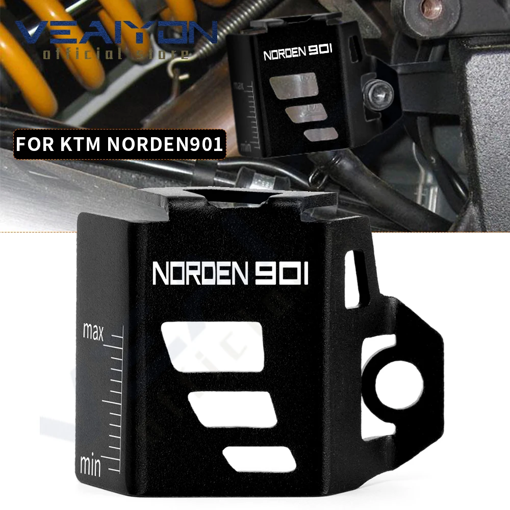 For KTM Norden 901 All Years Motorcycle Accessories CNC Aluminum Rear Fluid Reservoir Guard Cover Protector 
For KTM Norden 901 All Years Motorcycle Accessories CNC Aluminum Rear Fluid Reservoir Guard Cover Protector