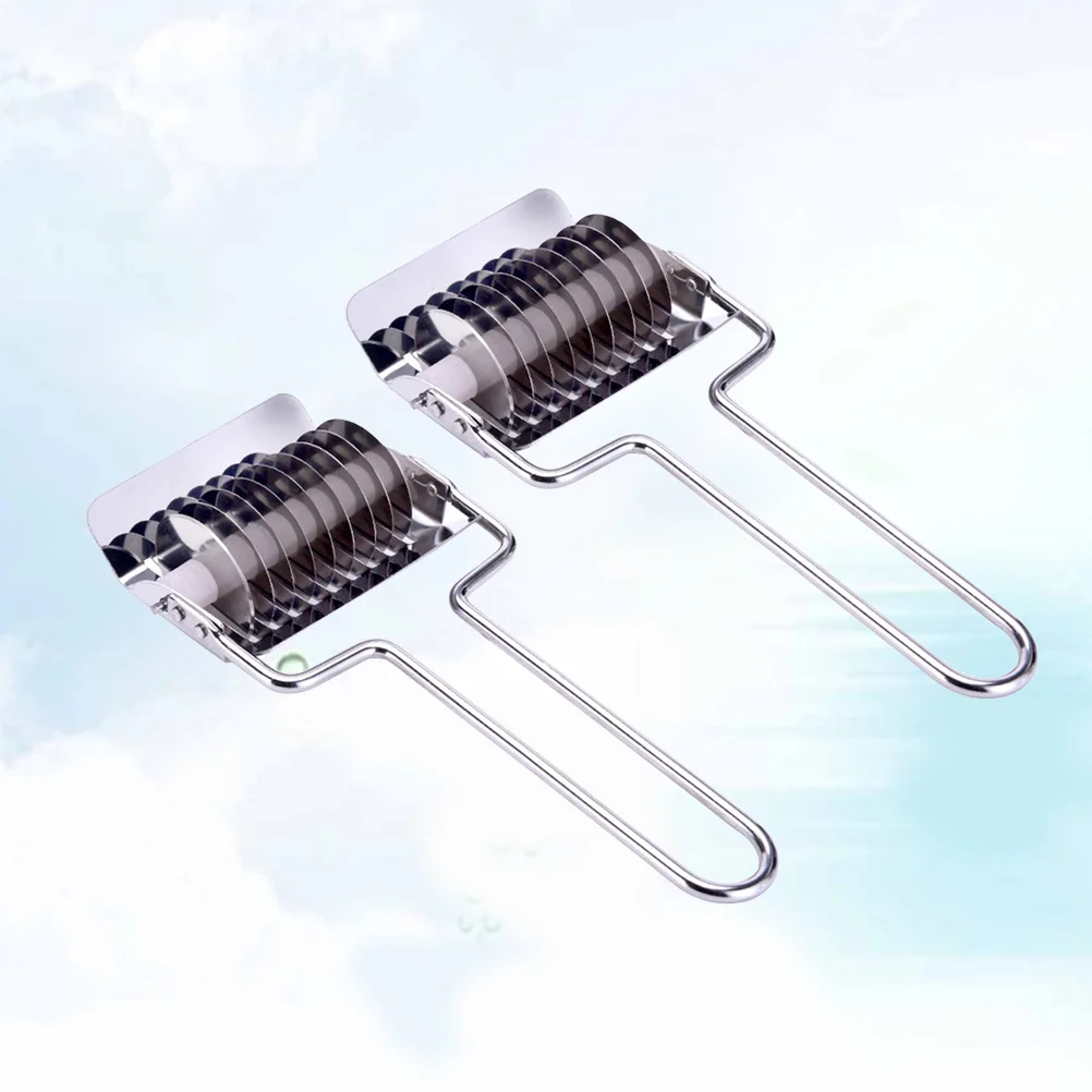 2 PCS Noodle Lattice Roller Fettucine Pasta Noodles Stainless Steel Noodle Maker Multitools Handheld Noodle Roller
2 PCS Noodle Lattice Roller Fettucine Pasta Noodles Stainless Steel Noodle Maker Multitools Handheld Noodle Roller
