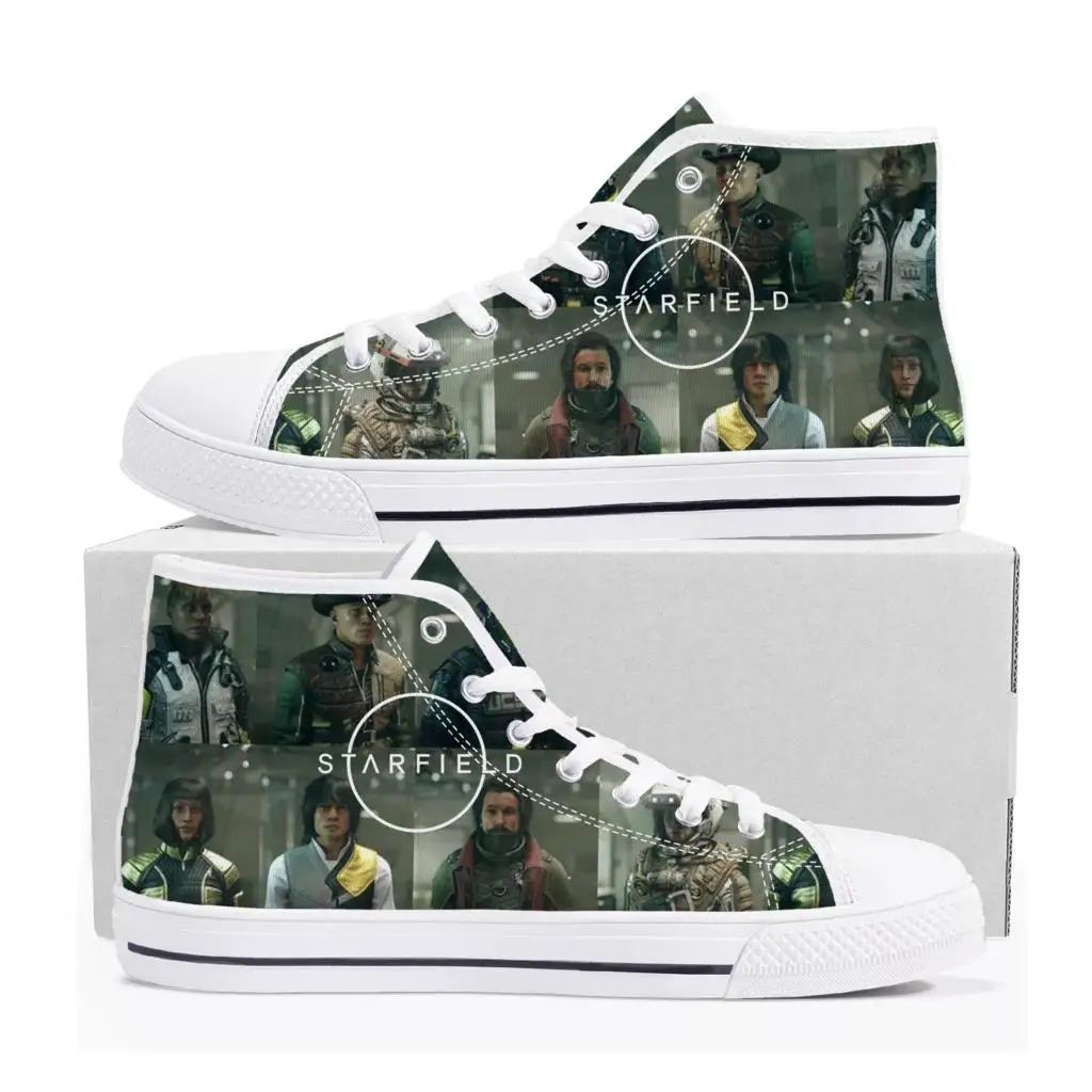 Hot Cartoon Game STARFIELD High Top Sneakers Mens Womens Teenager High Quality Canvas Shoes Casual Fashion Tailor Made Sneaker
Hot Cartoon Game STARFIELD High Top Sneakers Mens Womens Teenager High Quality Canvas Shoes Casual Fashion Tailor Made Sneaker
