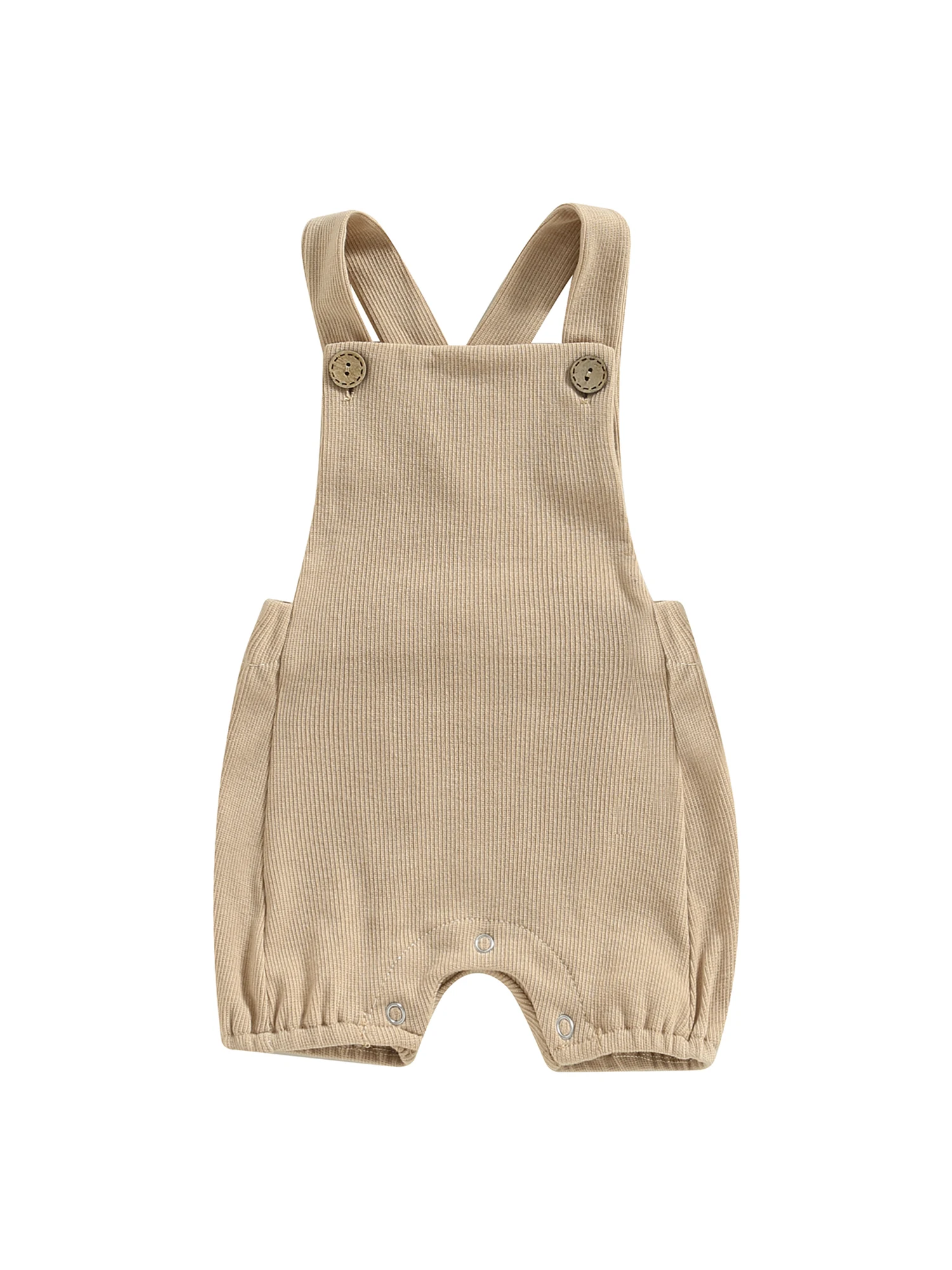 Newborn Baby Boy Girl Overalls Jumpsuit Solid Color Sleeveless Suspender Pants with Pockets Jumpsuit Outfits
Newborn Baby Boy Girl Overalls Jumpsuit Solid Color Sleeveless Suspender Pants with Pockets Jumpsuit Outfits